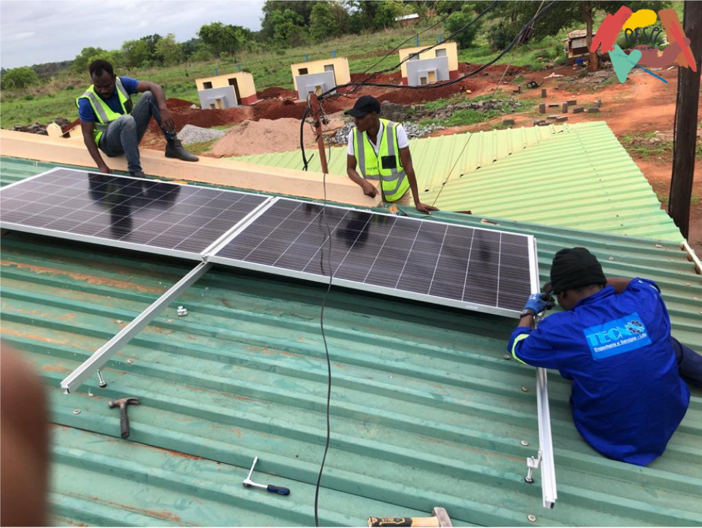 A TESE deu início às obras de Energia Solar e de reabilitação dos sistemas de abastecimento de água nas Unidades de Saúde de Dombe (Província de Manica, Moçambique)