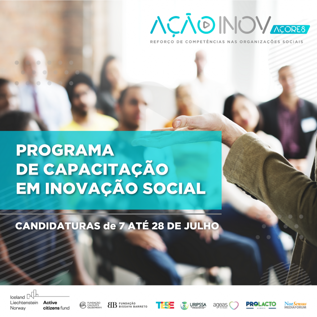 A TESE acaba de lançar a segunda edição do programa Ação Inov, inteiramente dedicado às organizações sociais da Região dos Açores - o Ação Inov Açores.